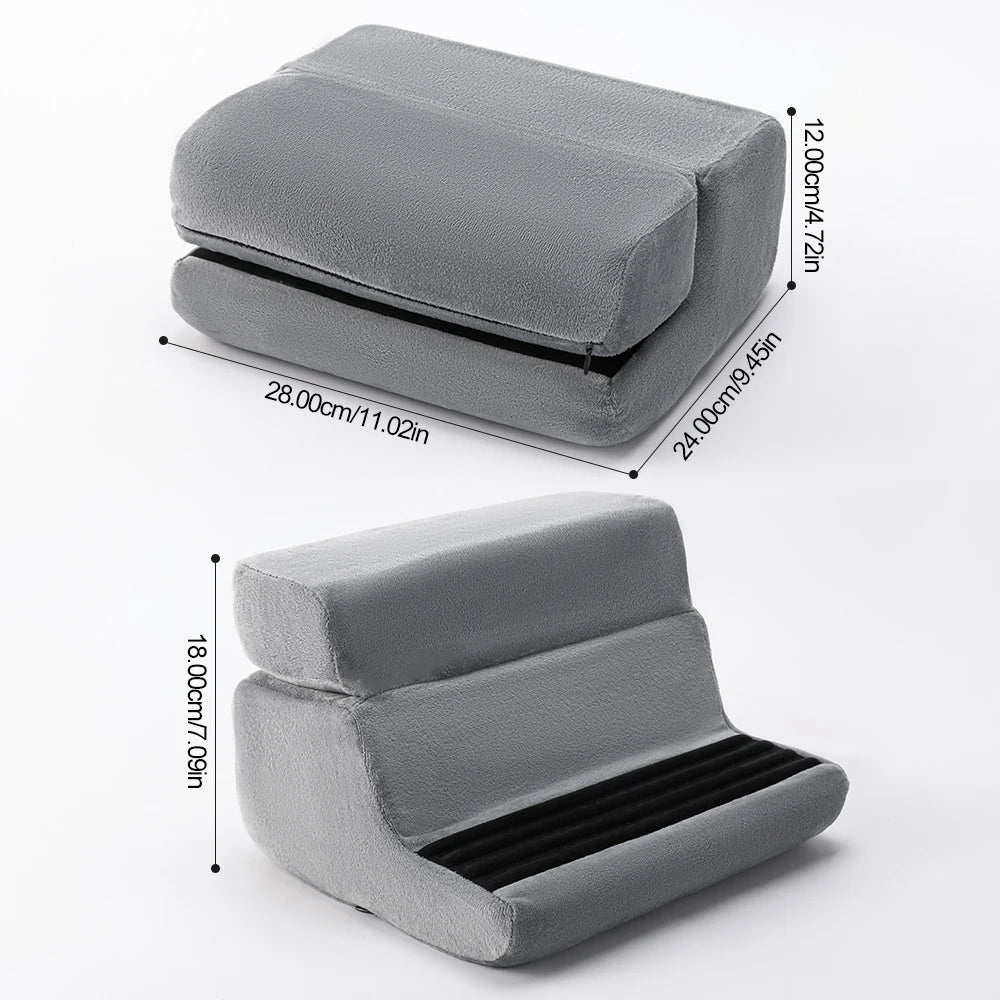 Cushioned Tablet & Phone Stand with Adjustable Viewing Angles