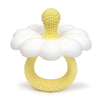 Flower-Shaped Silicone Baby Teether with Easy-Grasp Handle