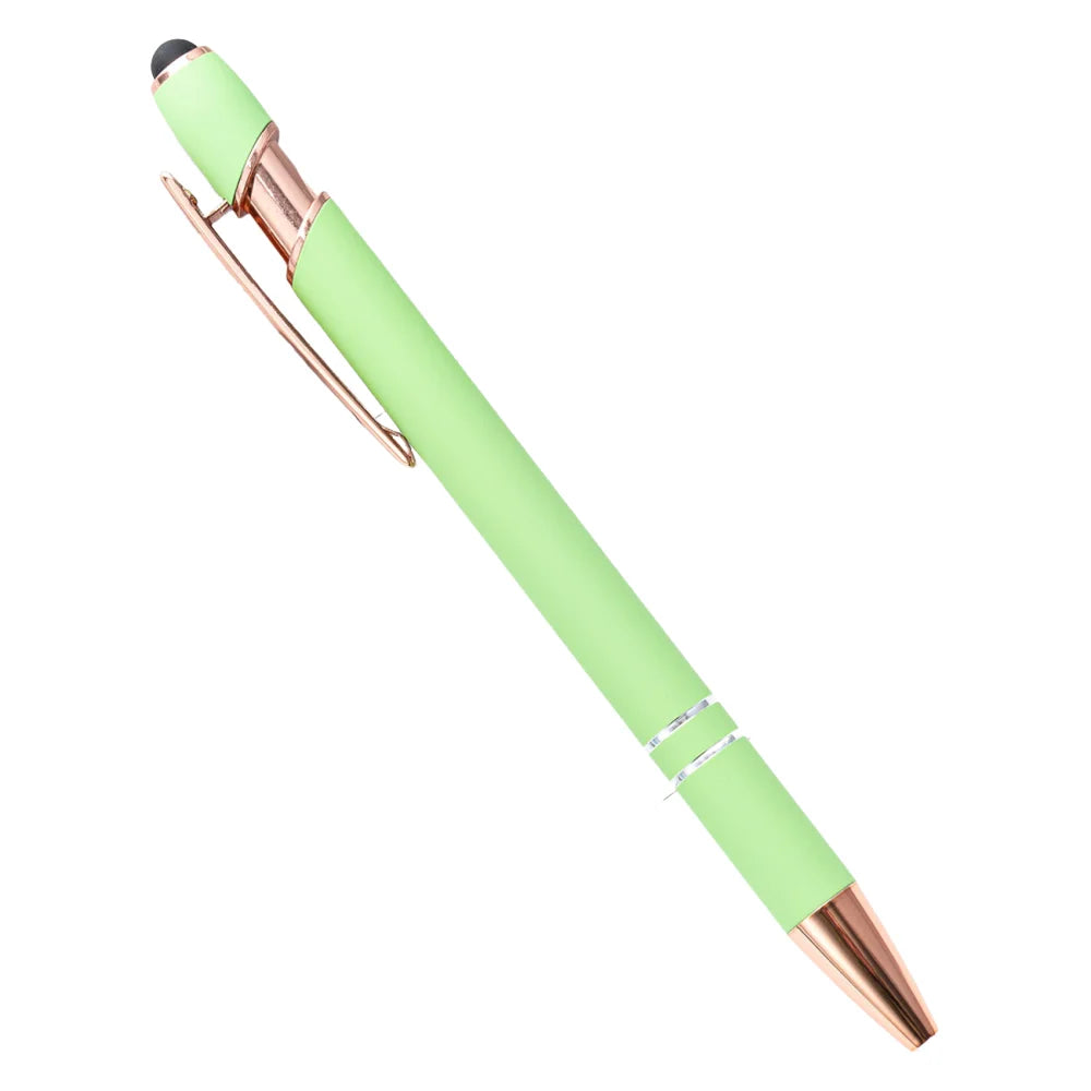 2-in-1 Stylus Pen with Retractable Ballpoint – Pack of 5