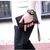 Men's Leather Clutch Wallet with Phone Pocket