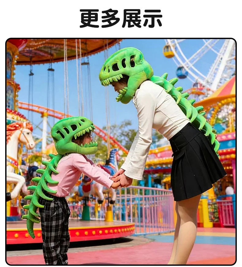 Realistic Dinosaur Skeleton Costume Set
