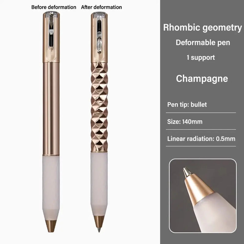 Stylo Gel à Transformation Géométrique