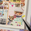 Tierkampf ausgeschnittene Sticker-Buch