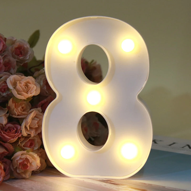 LED-Alphabet-Buchstaben-Nachtlampe
