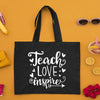 Sac Tote en Toile Durable pour Enseignants