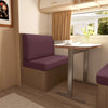 Stretchable RV Dinette Cushion Cover Set - 2 Piece Bench & Backrest Protector