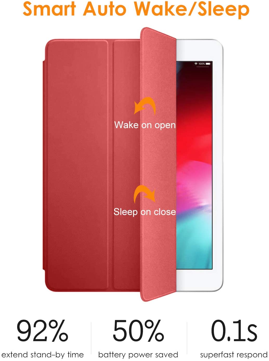 Premium Silicone Folio Case for iPad