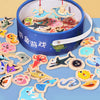 Montessori Wooden Magnetic Fishing Toy for Kids – Educational Marine Life Game