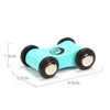 Wooden Push-and-Go Race Cars for Kids – Set of 4 Mini Toy Vehicles
