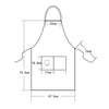 Stain-Resistant Kitchen Apron with Front Pocket