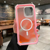 Laser Dazzling Magnetic Armor Case for iPhone with Dual-Layer Protection