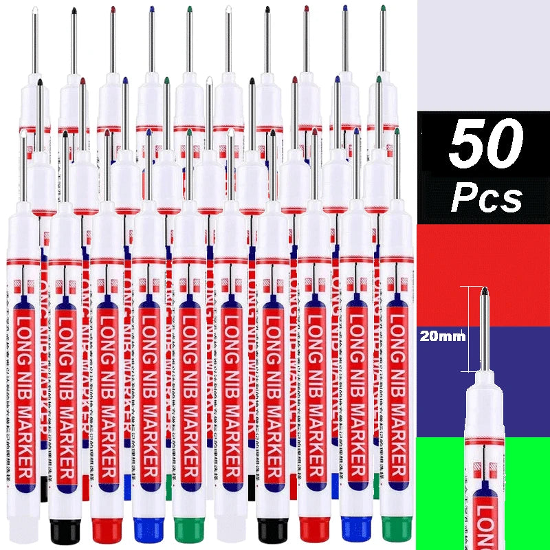 Waterproof Deep Hole Paint Markers for Metal & Woodworking