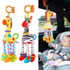 Musical Plush Animal Rattle & Teether Toy for Babies