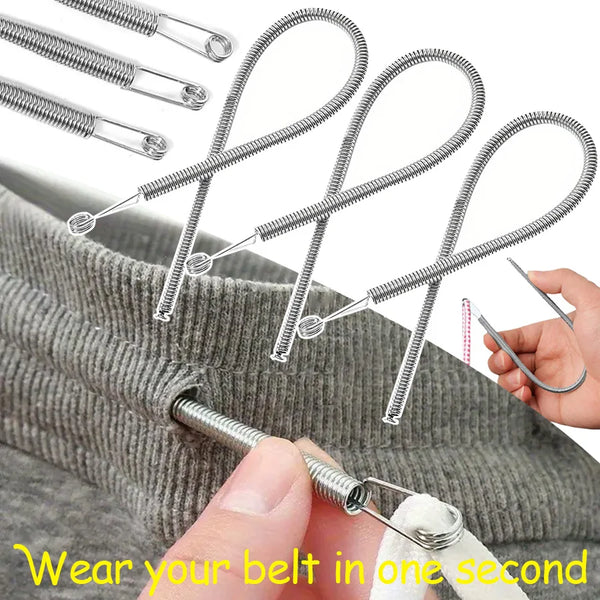 Spring-Loaded Drawstring Threader