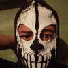 Cotton Balaclava Face Mask with Skull Design
