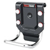 A black heavy-duty belt hammer holder with a secure grip and a silver mounting bracket.