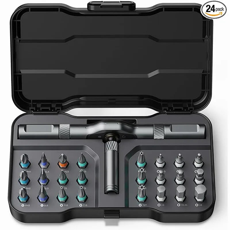 24-in-1 Präzises Magnet-Schraubendreher-Set