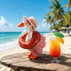 7-Inch Desk Goose Summer Beach Outfit Set