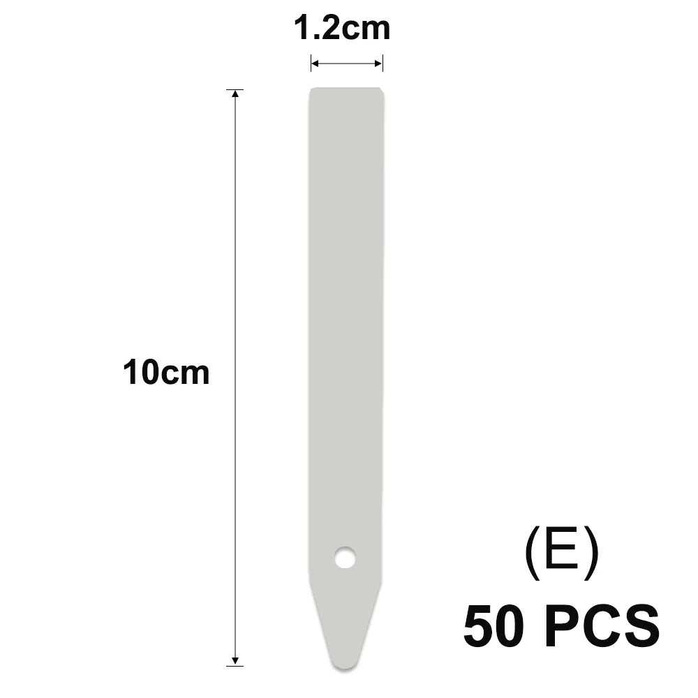 Yellow T-Type Garden Plant Labels with Stakes
