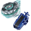 A blue Beyblade launcher set featuring a Phoenix Wing and Drumsword component.