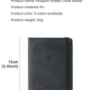 RFID-Blocking Travel Passport Wallet with Multiple Card Slots