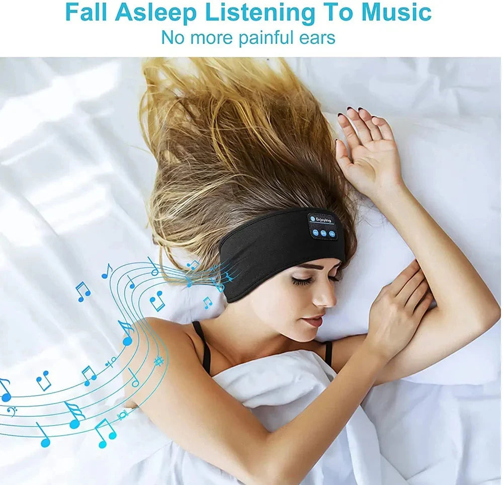 Bluetooth Sleep Headband with Built-in Wireless Earphones