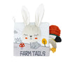 High-Contrast Soft Cloth Book with 3D Touch & Sensory Sounds for Babies 0-12 Months