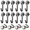 A set of heavy duty magnetic hooks for various metal surfaces and refrigerator