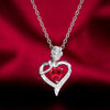 Elegant Heart Pendant Necklace
