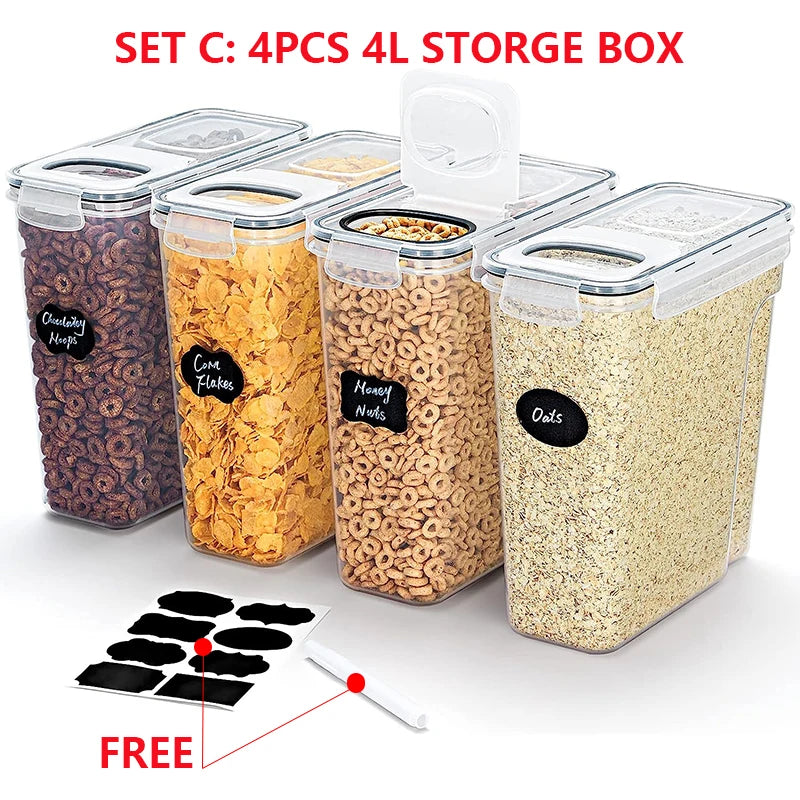4-Liter Airtight Food Storage Container