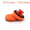 Ergonomic Car Wax Applicator with Replaceable Foam Pads