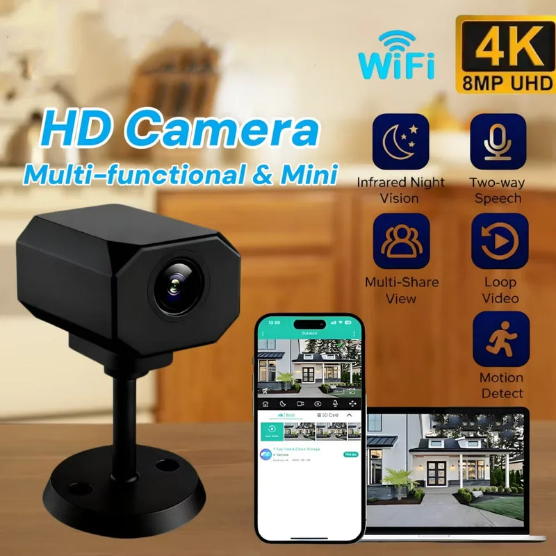 4K HD WiFi Mini Security Camera