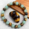 Yellow Tiger Eye and Green Aventurine Stone Bracelet