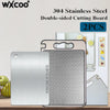 Stainless Steel Cutting Board with Measurement Guide
