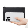 Genuine Leather Wristlet Clutch Wallet with Phone Pocket