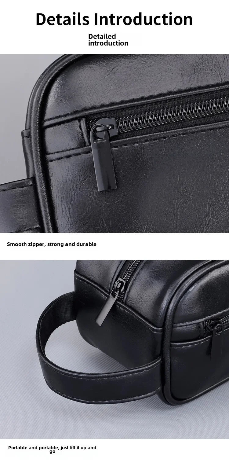 Waterproof Hanging Toiletry Bag with Multiple Compartments