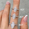 Marquise Zircon Sterling Silver Ring