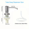 Built-In Kitchen Sink Soap Dispenser with Extension Kit