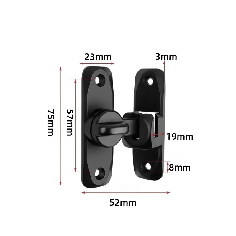 90/180° Flip-Down Door Latch