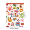 A sticker book featuring 50 assorted nature patterns for scrapbooking and DIY projects