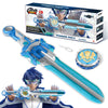 Infinity Nado Spirit Wind Panda Metal Spinning Top Set with Sword Launcher