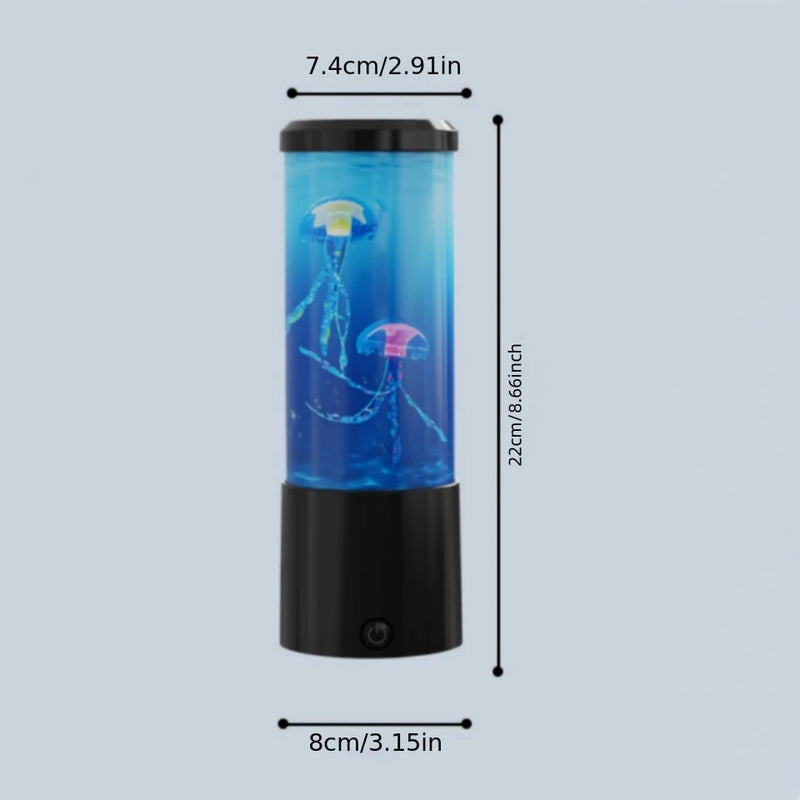 Jellyfish Lava Lamp with Color-Changing LED Lights