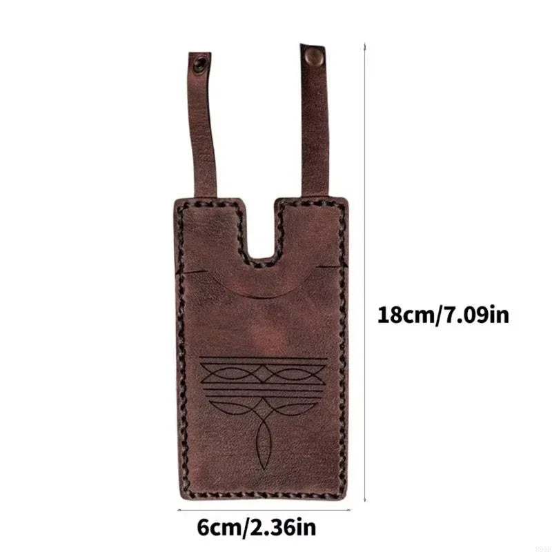 Western Boot Wallet with Secure Strap