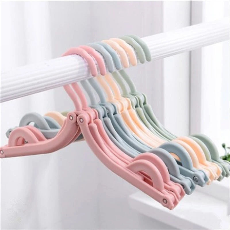 Foldable Travel Clothes Hanger with Anti-Slip Design