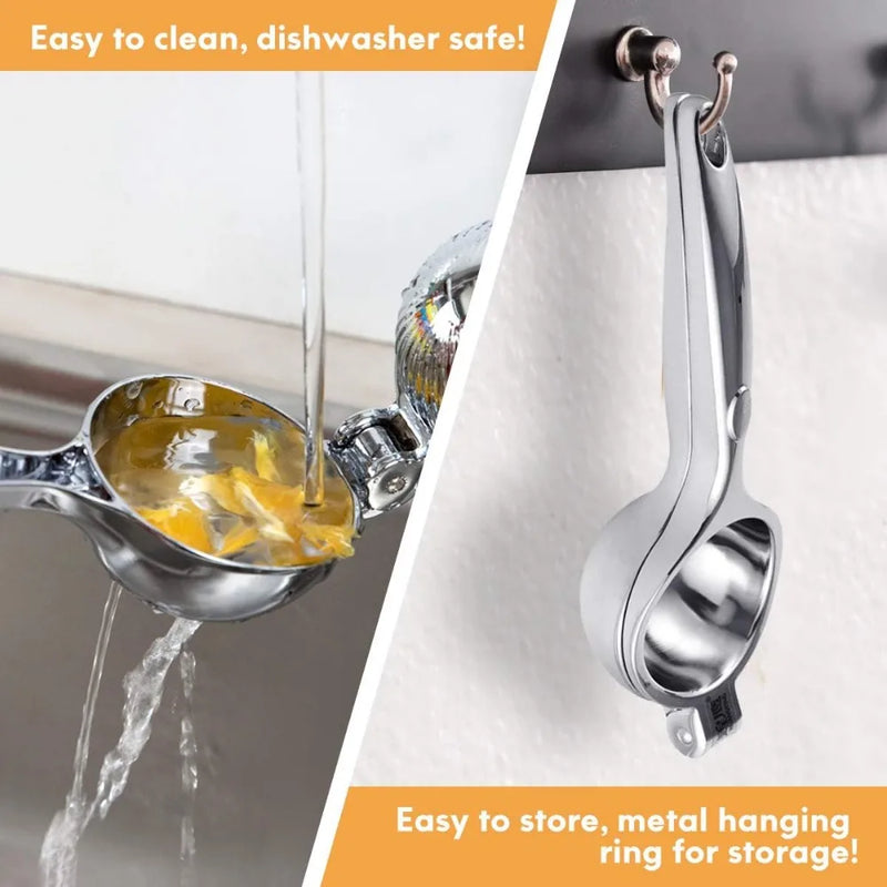 Stainless Steel Manual Citrus Juicer - Lemon & Lime Squeezer
