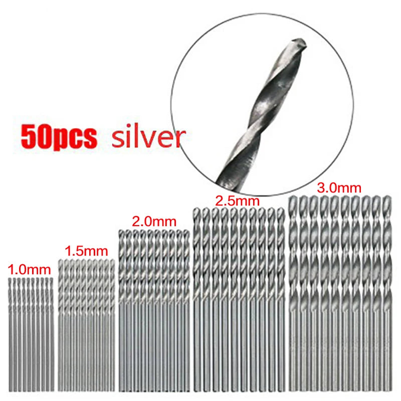 Titanium-Coated HSS Drill Bit Set
