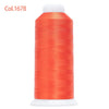 80-Color Polyester Embroidery Thread Set with Large 4000m Spools