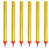 Elegant Gold Metallic Birthday Candles (Set of 6 or 12)