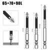 Magnetic Cross Head Screwdriver Bit Set (S2 Steel, Anti-Slip)