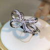 925 Sterling Silver Bow & Butterfly Ring